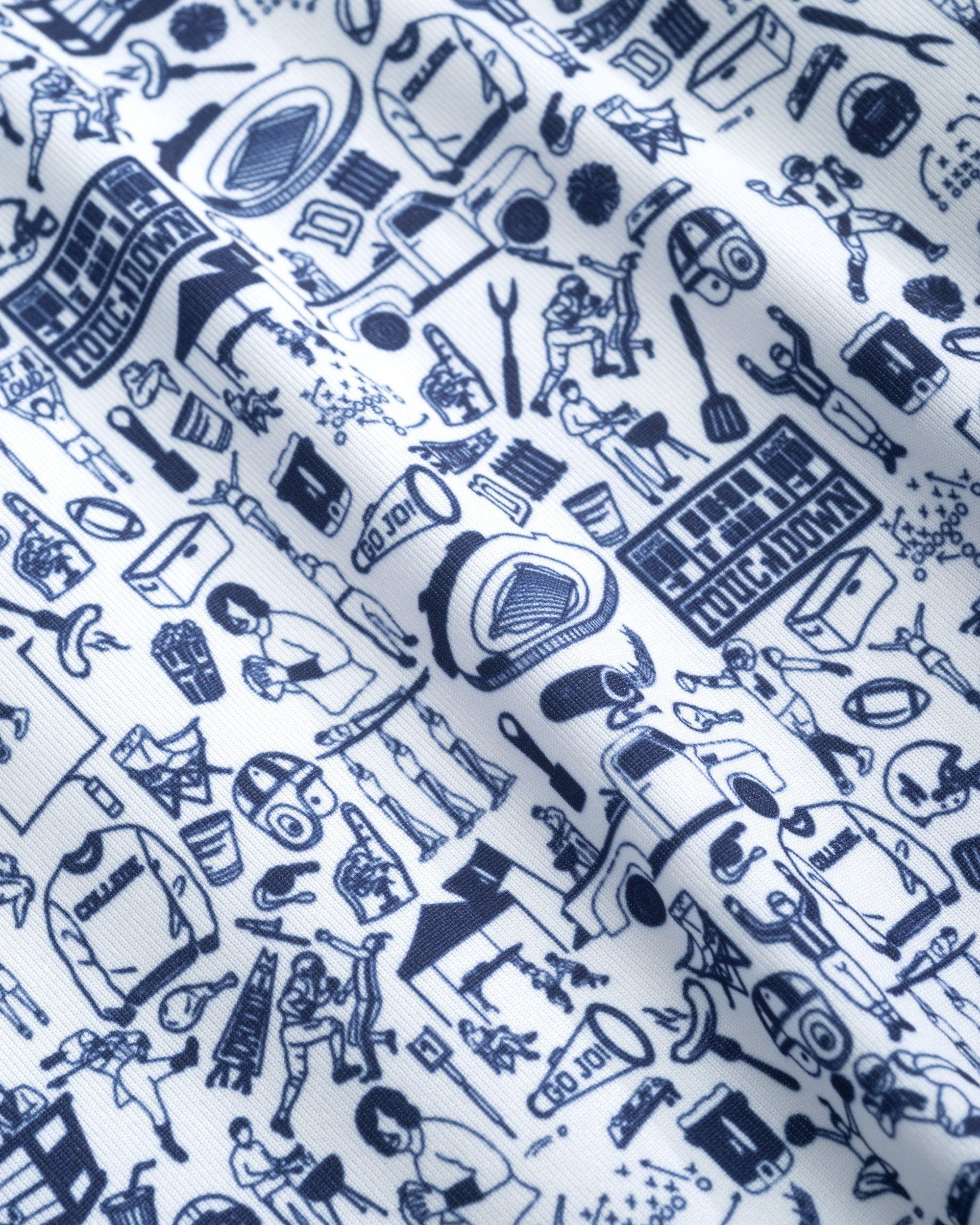 Johnnie-O Performance Jersey Jr. Polo - Tailgater 2.0 Print