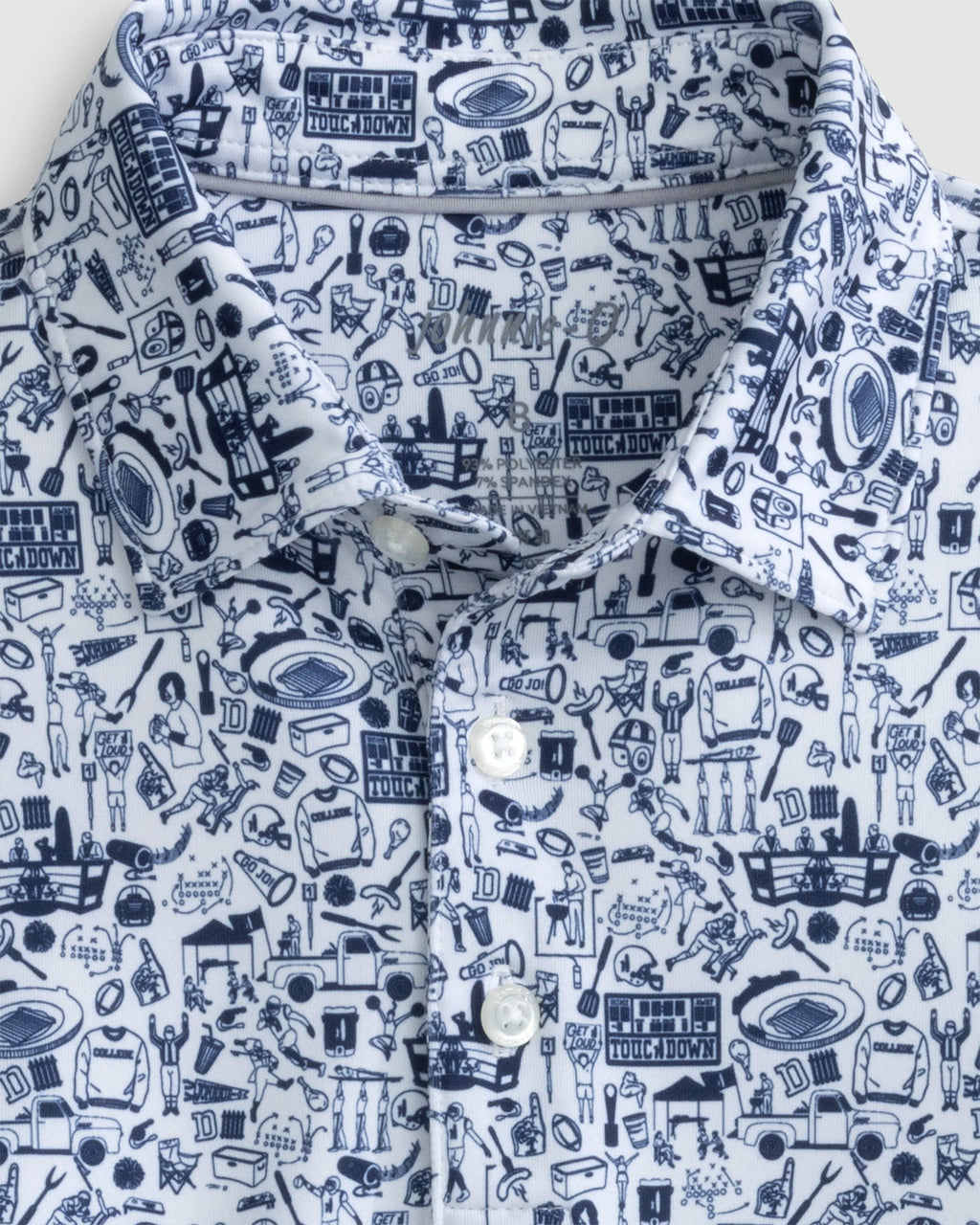 Johnnie-O Performance Jersey Jr. Polo - Tailgater 2.0 Print