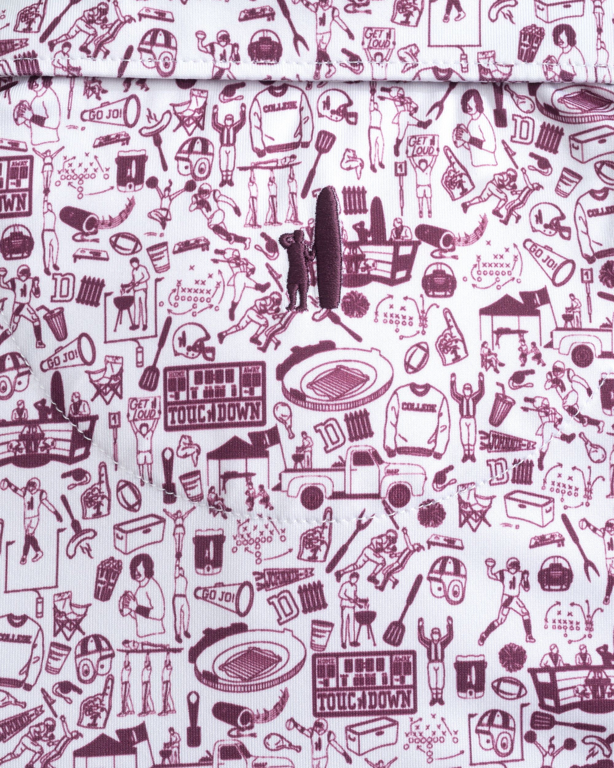 Johnnie-O Performance Jersey Jr. Polo - Tailgater 2.0 Print