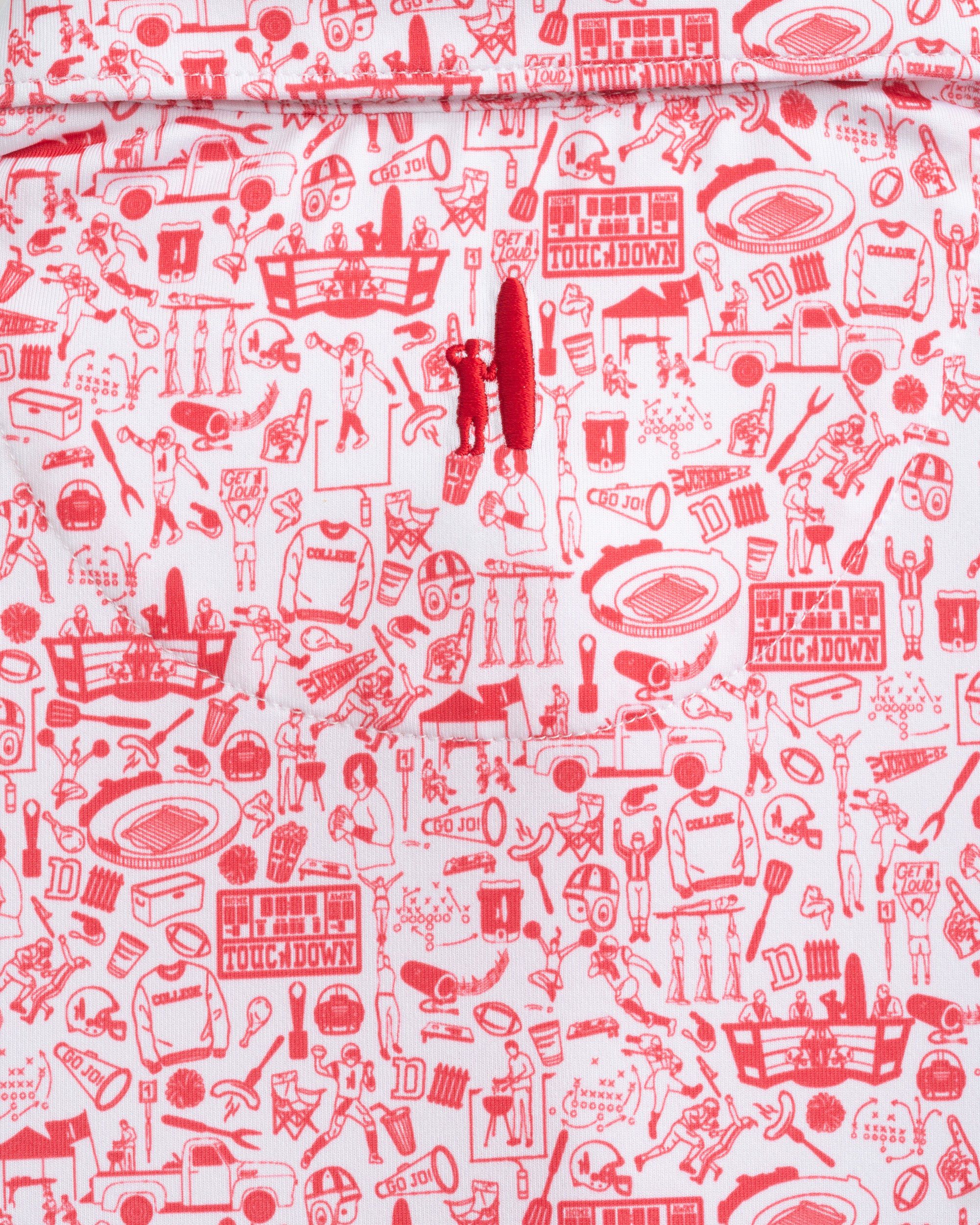 Johnnie-O Performance Jersey Jr. Polo - Tailgater 2.0 Print