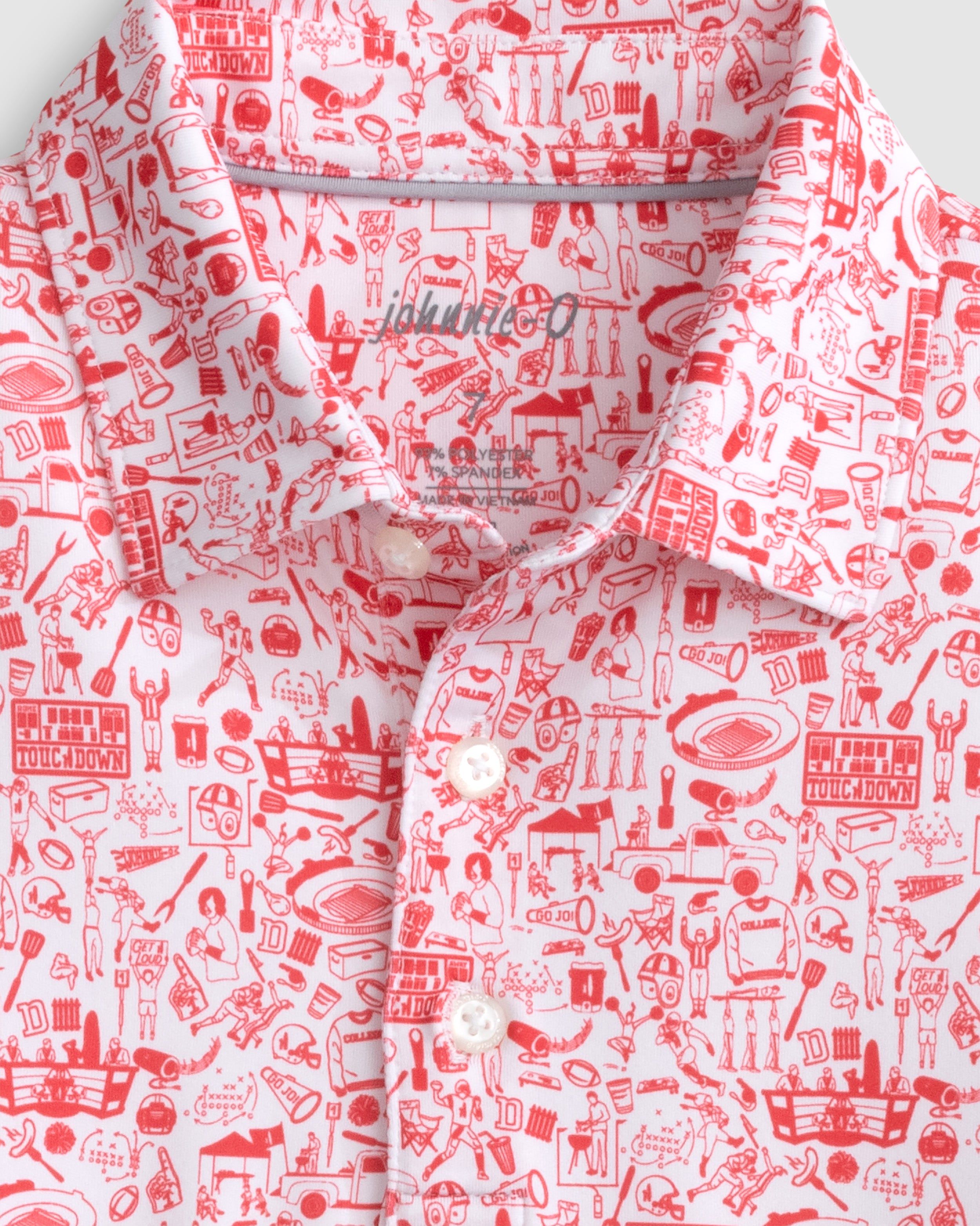 Johnnie-O Performance Jersey Jr. Polo - Tailgater 2.0 Print