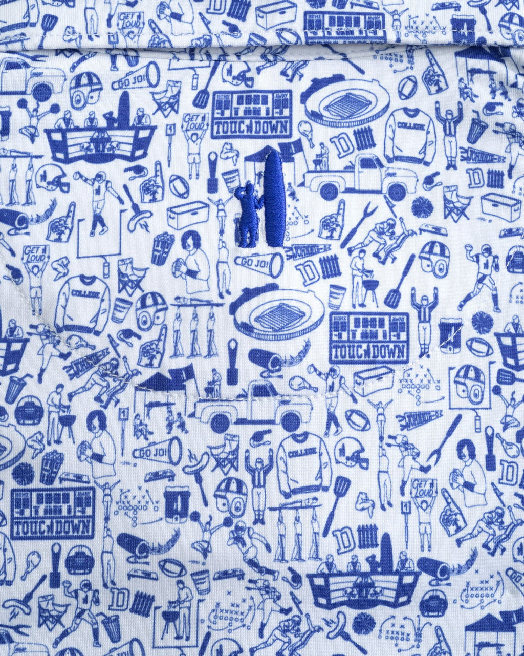 Johnnie-O Performance Jersey Jr. Polo - Tailgater 2.0 Print