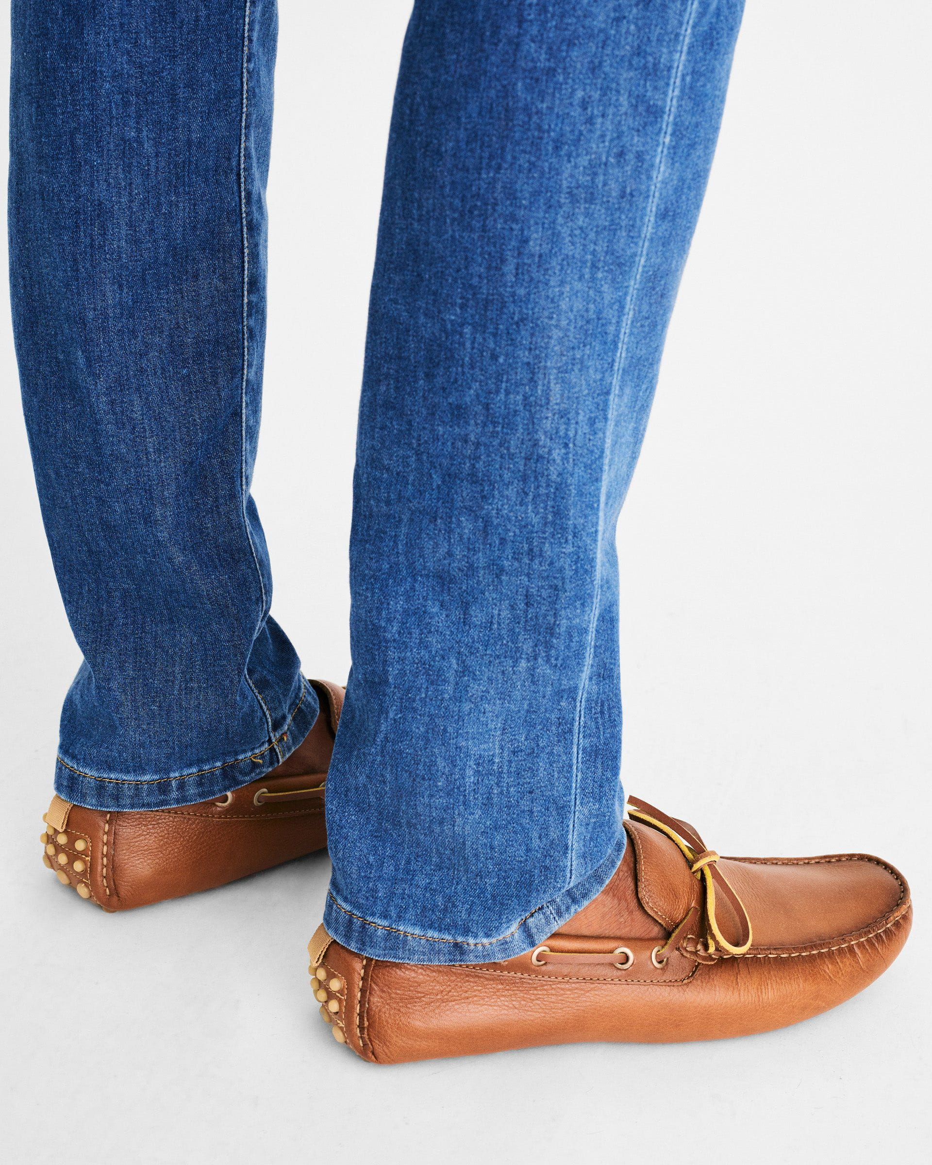 Johnnie-O Leather Getaway Driver, Cognac