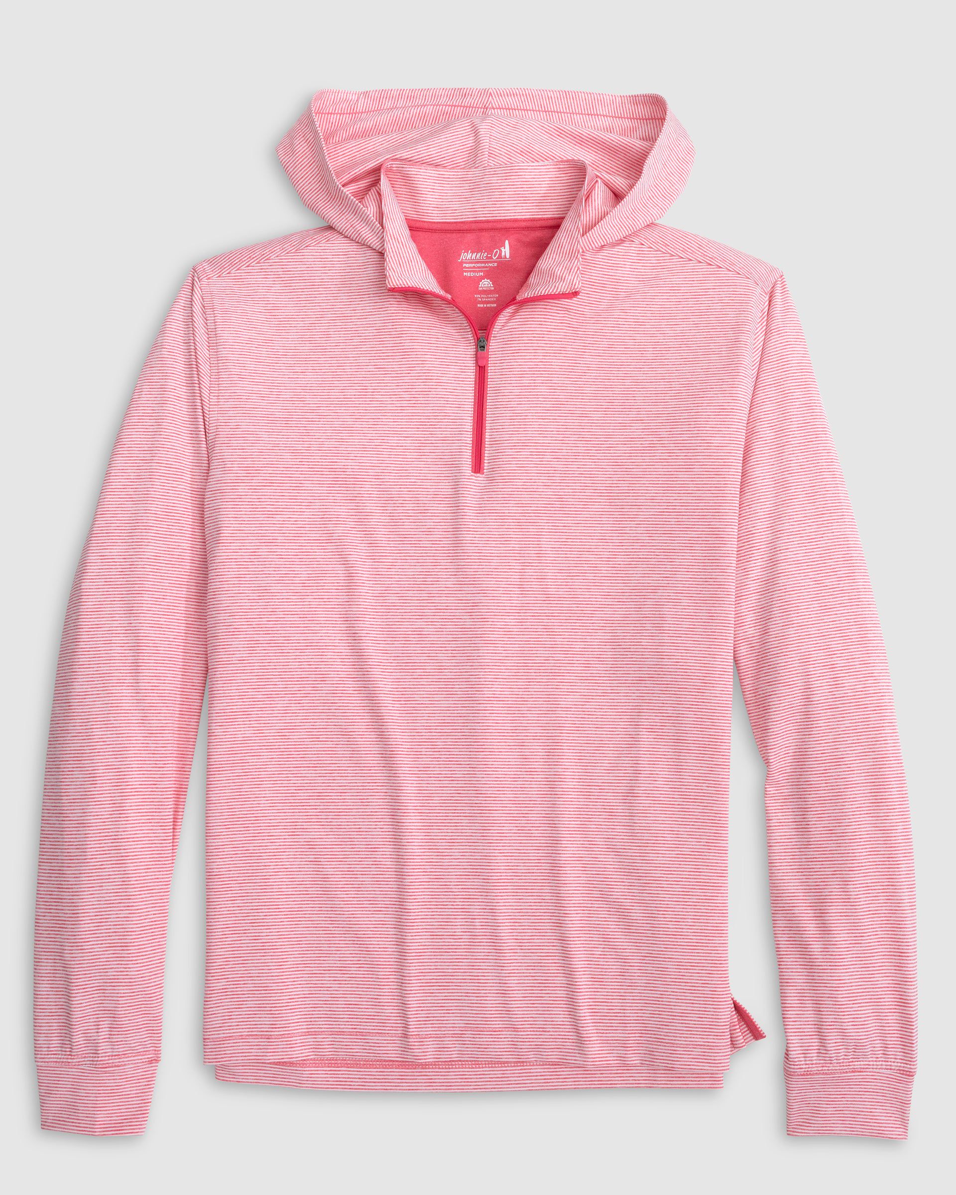 Johnnie-O Hybrid Performance 1/4 Zip Hoodie