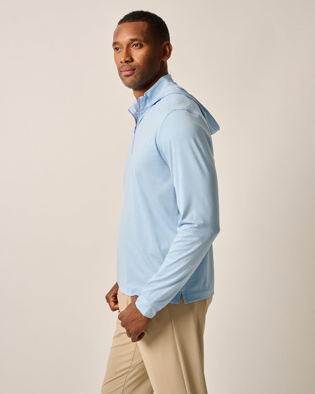 Johnnie-O Hybrid Performance 1/4 Zip Hoodie