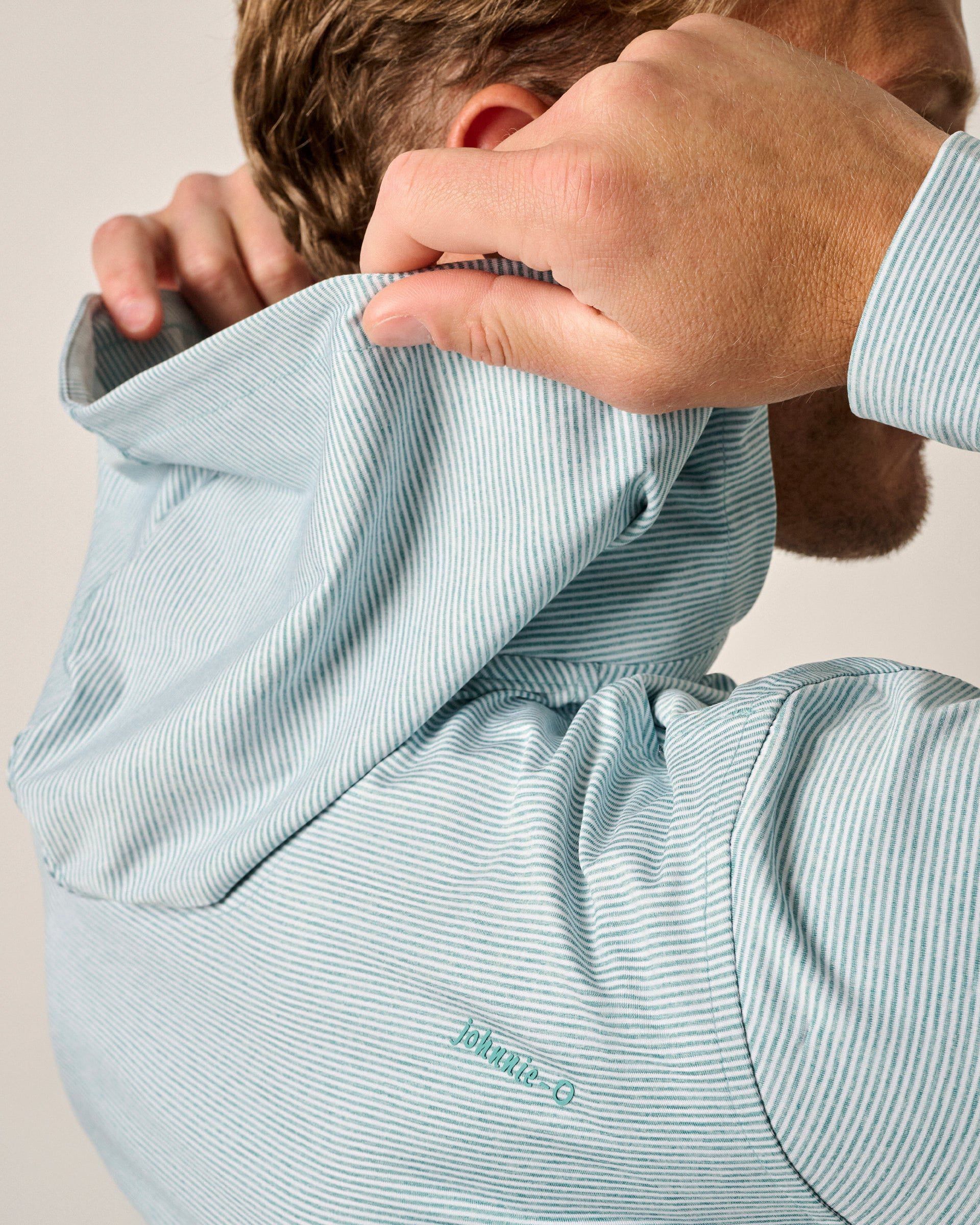 Johnnie-O Hybrid Performance 1/4 Zip Hoodie