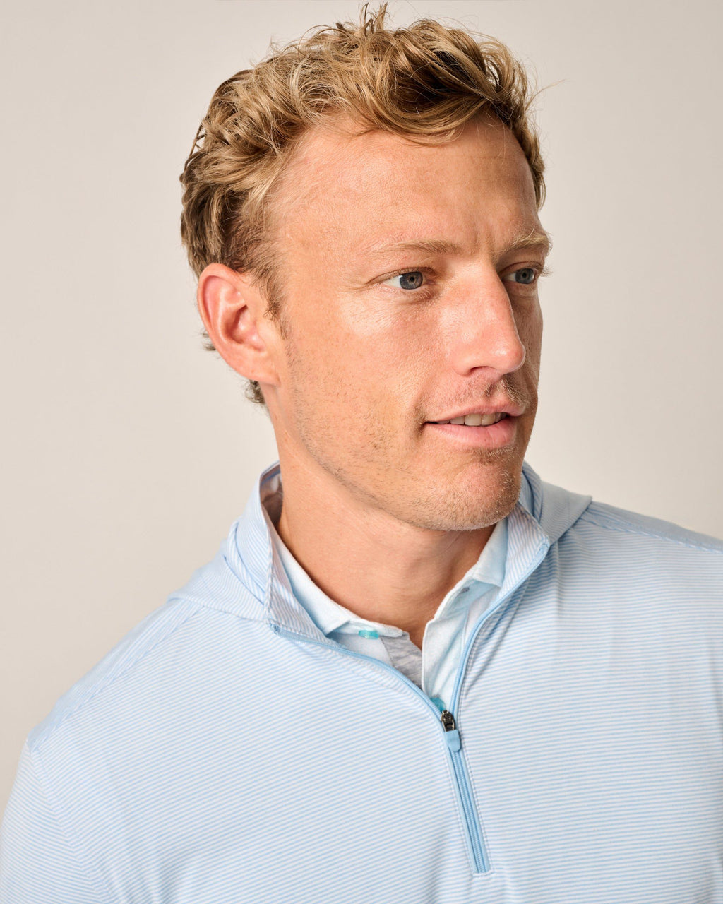 Johnnie-O Hybrid Performance 1/4 Zip Hoodie