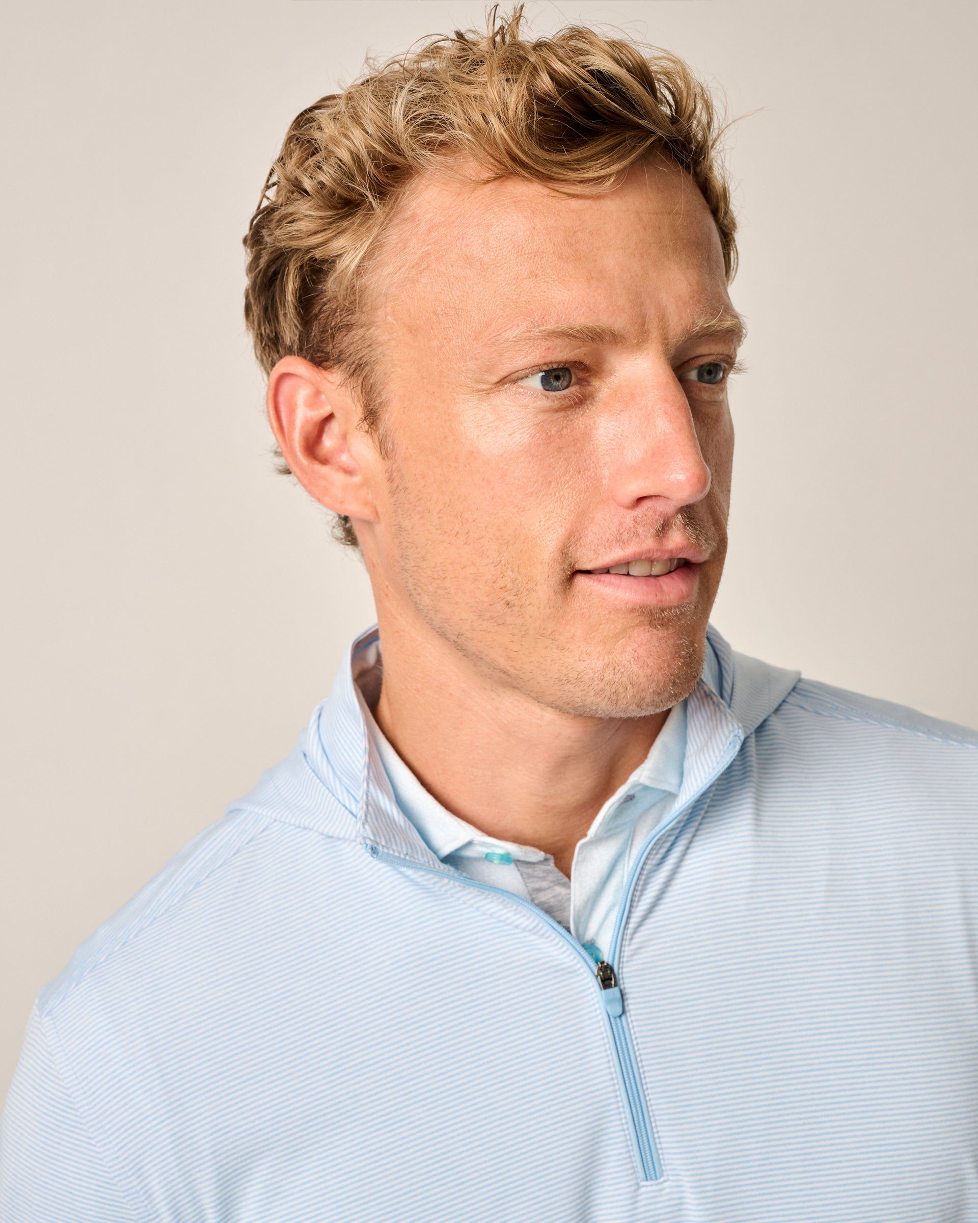 Johnnie-O Hybrid Performance 1/4 Zip Hoodie