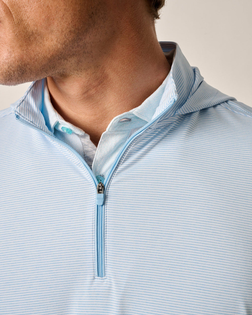 Johnnie-O Hybrid Performance 1/4 Zip Hoodie