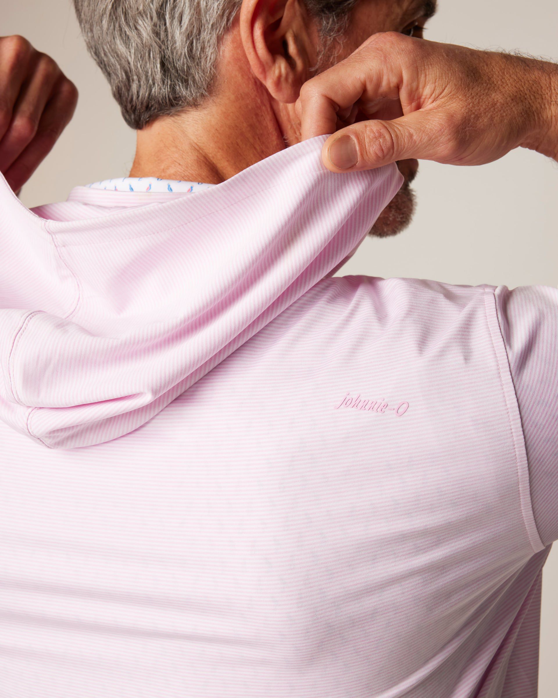 Johnnie-O Hybrid Performance 1/4 Zip Hoodie