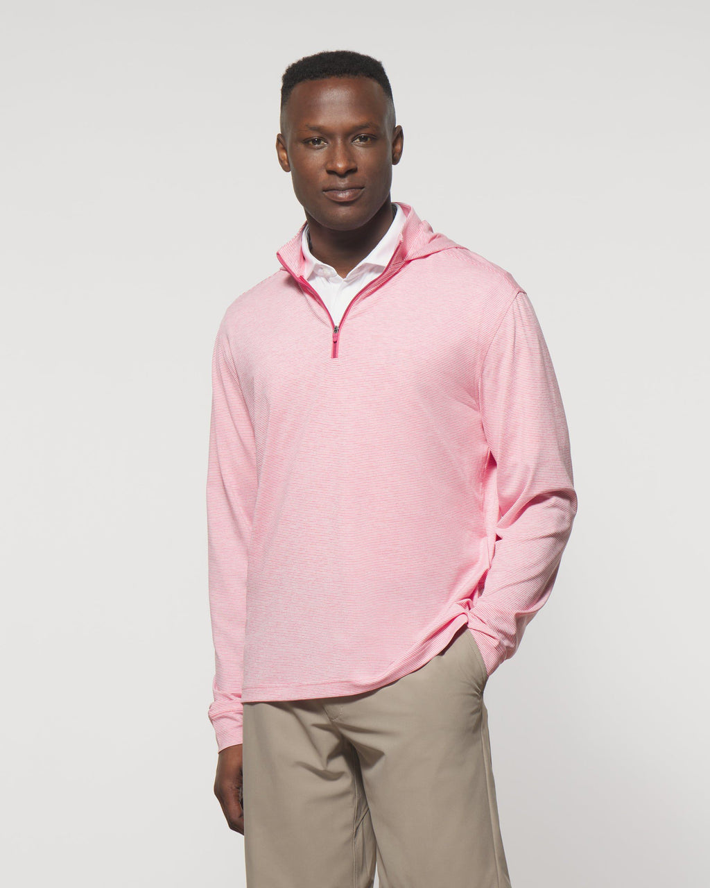 Johnnie-O Hybrid Performance 1/4 Zip Hoodie