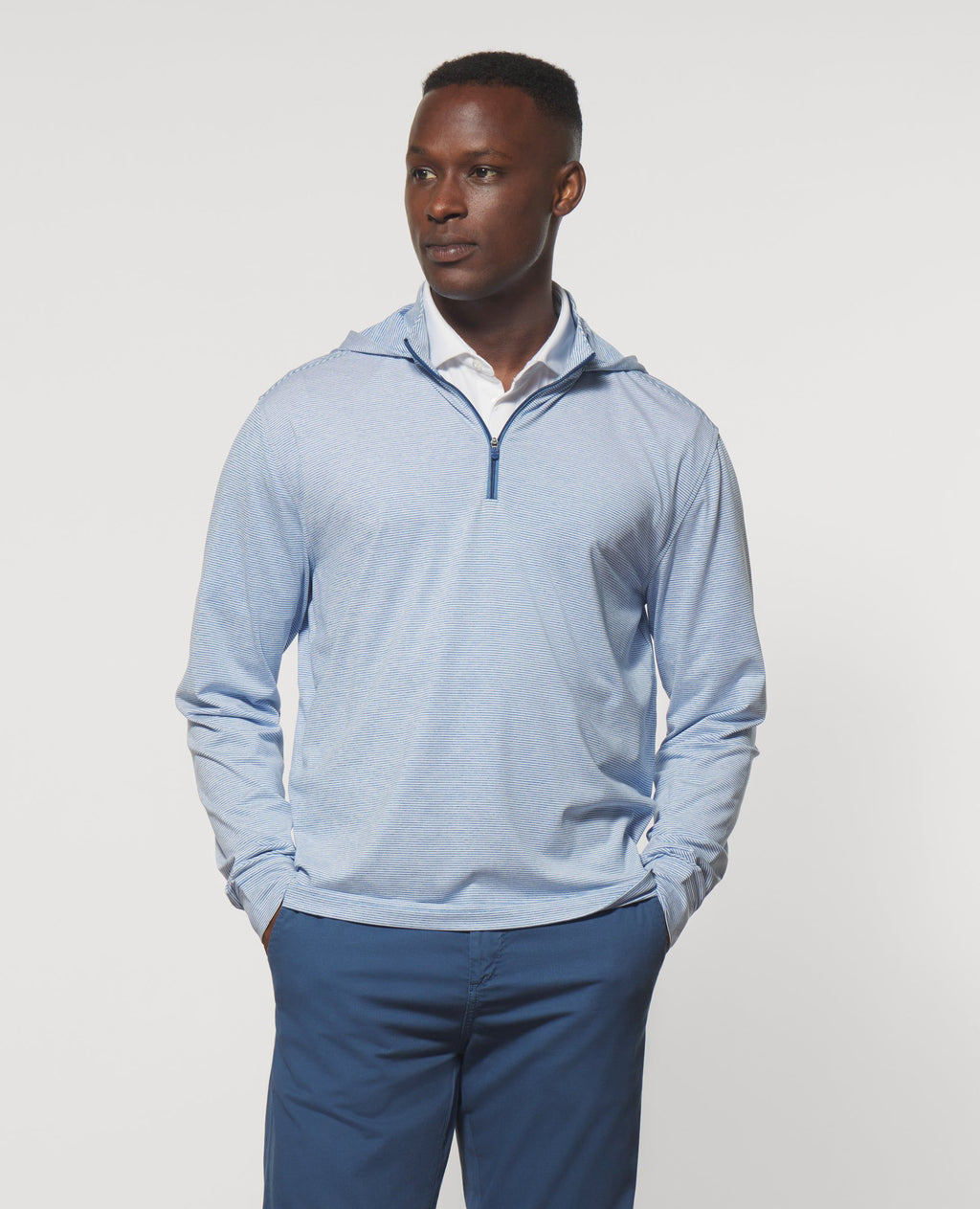 Johnnie-O Hybrid Performance 1/4 Zip Hoodie