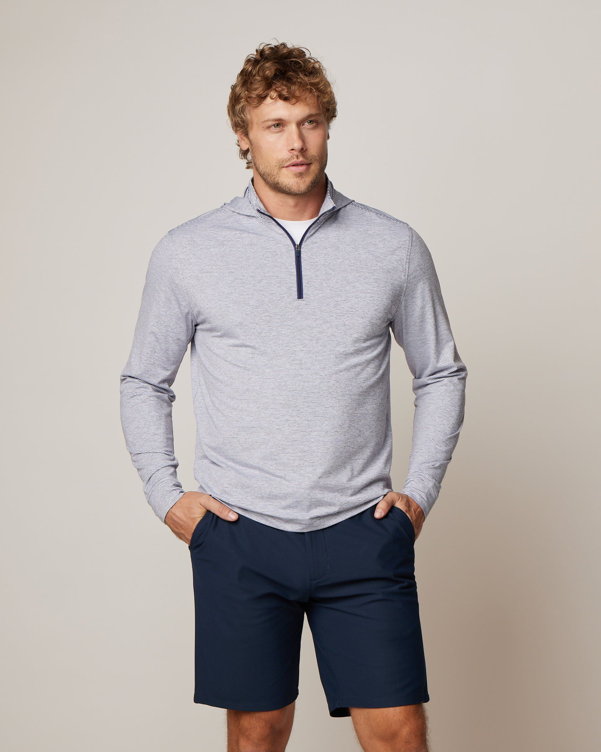 Johnnie-O Hybrid Performance 1/4 Zip Hoodie