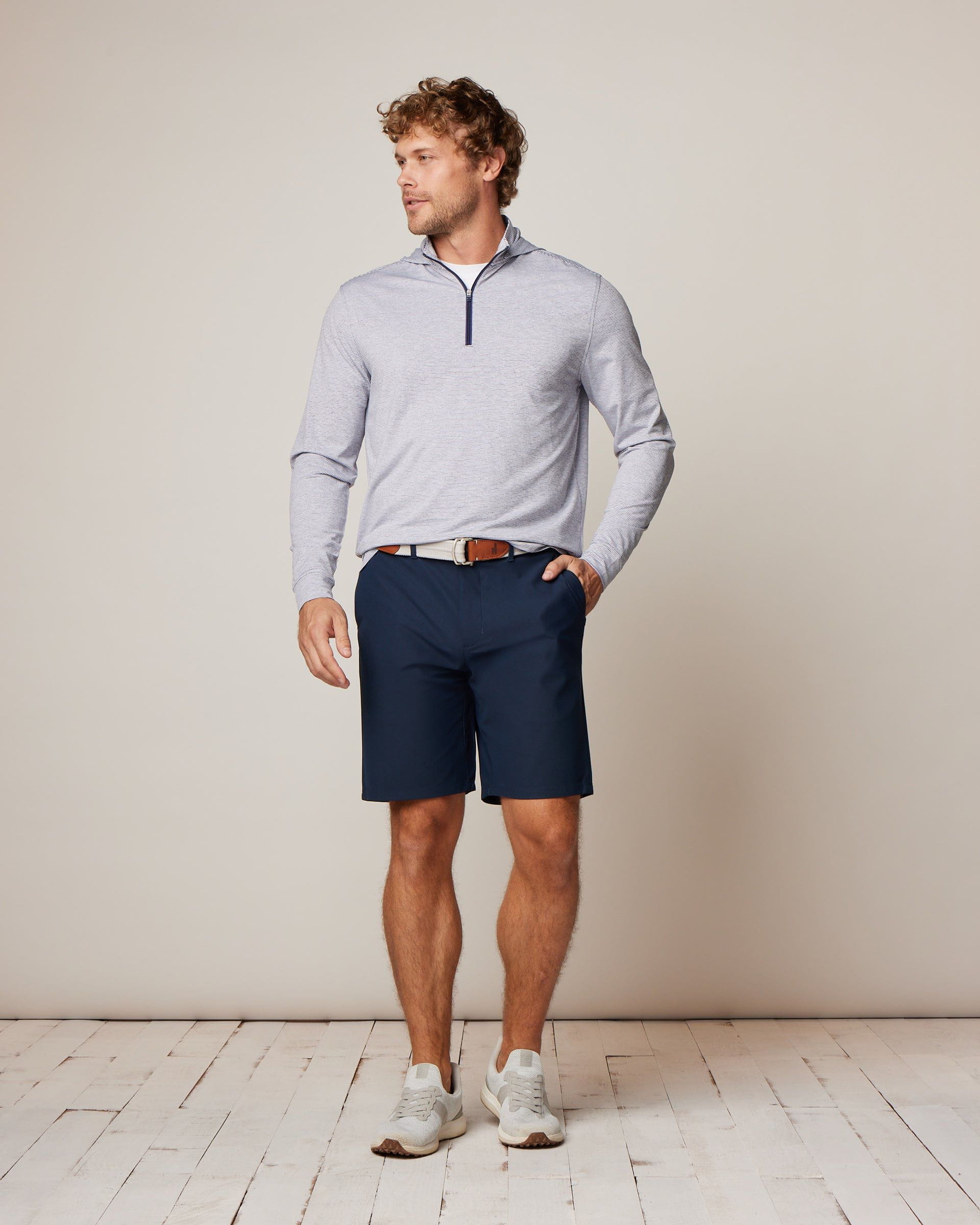 Johnnie-O Hybrid Performance 1/4 Zip Hoodie