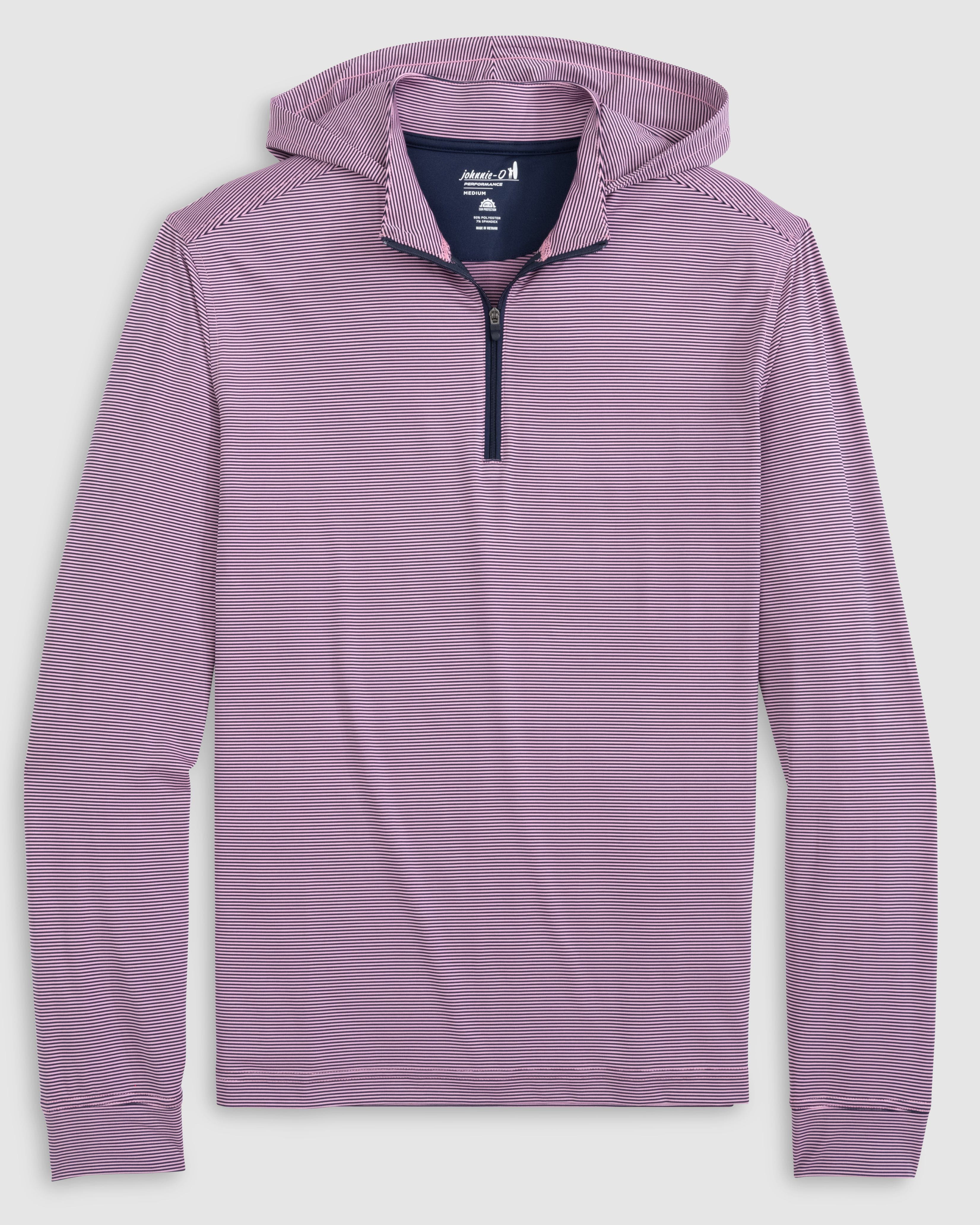 Johnnie-O Hybrid Performance 1/4 Zip Hoodie
