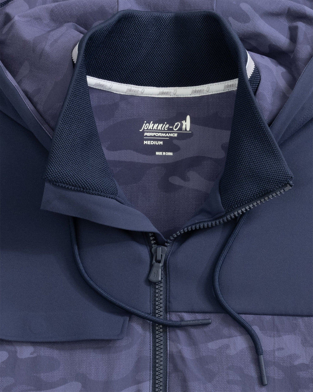 Johnnie-O Callahan Performance Camo Jacket, Navy