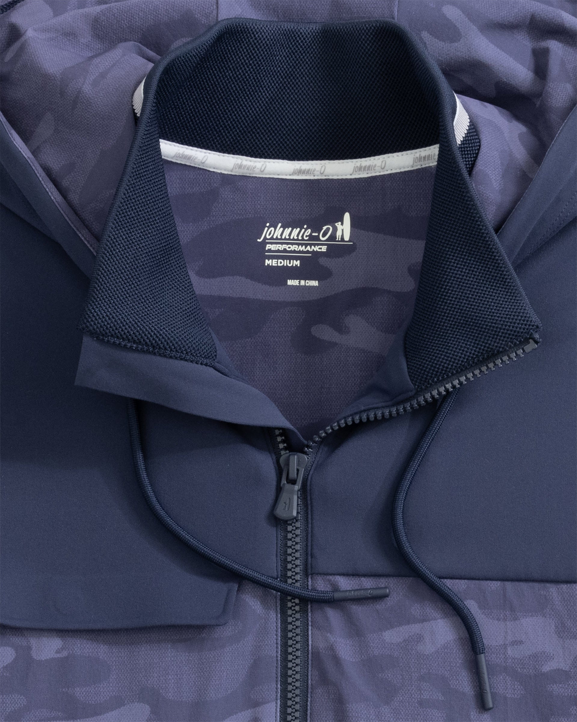 Johnnie-O Callahan Performance Camo Jacket, Navy