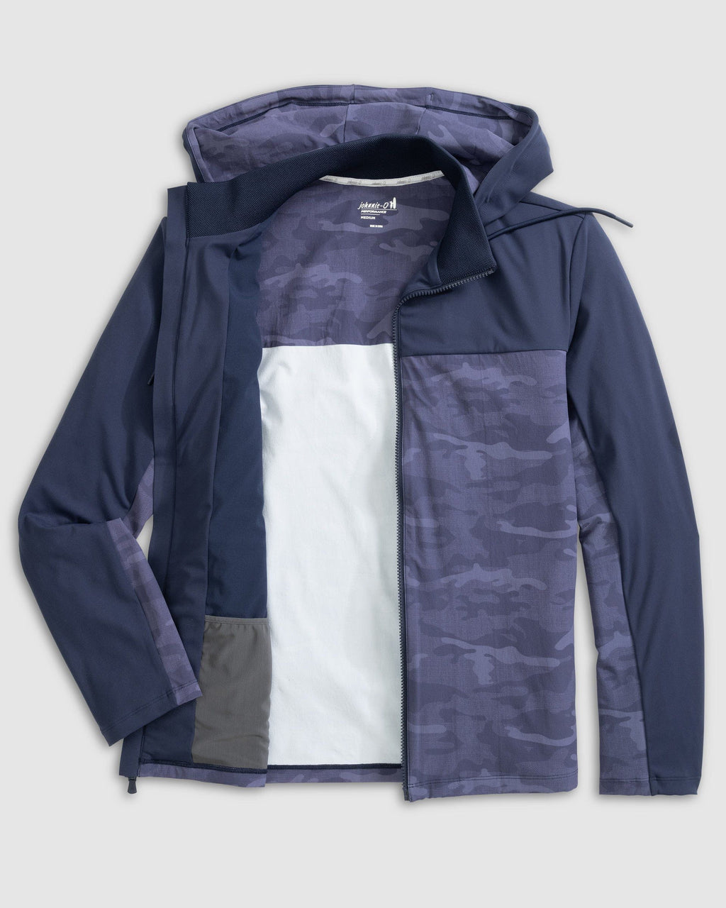 Johnnie-O Callahan Performance Camo Jacket, Navy