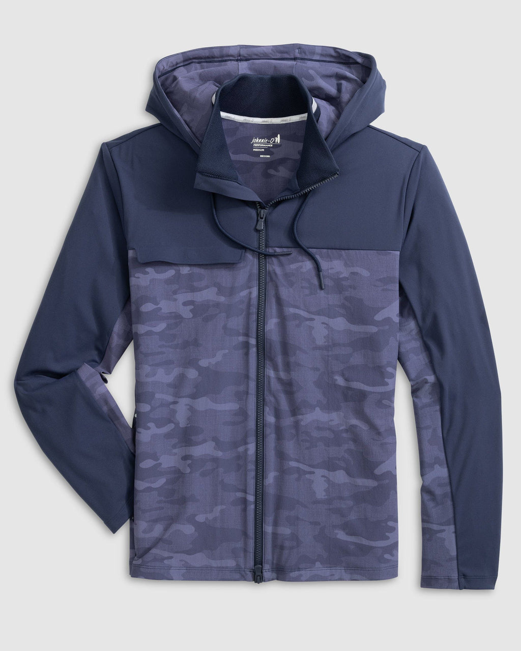 Johnnie-O Callahan Performance Camo Jacket, Navy