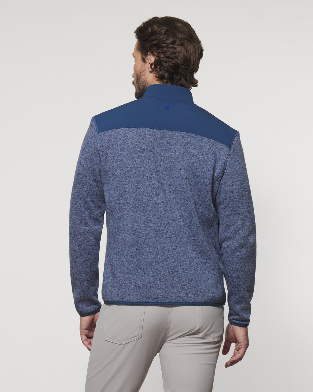 Johnnie-O Arlo Full Zip Fleece Jacket, Indigo