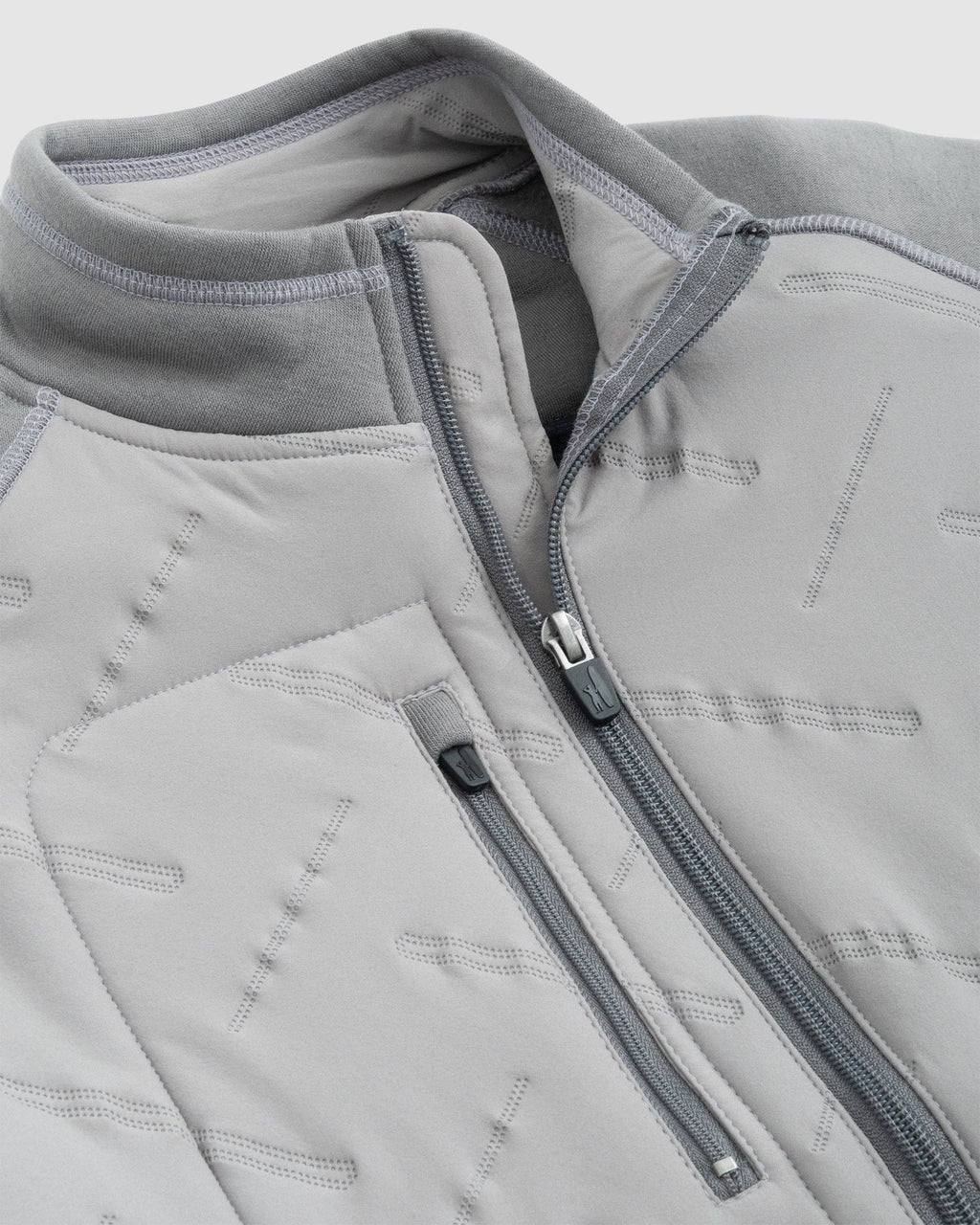 Johnnie-O Mario Mixed Media Jacket Charcoal