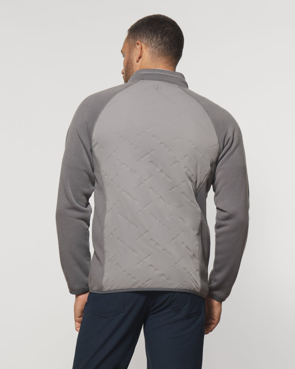 Johnnie-O Mario Mixed Media Jacket Charcoal