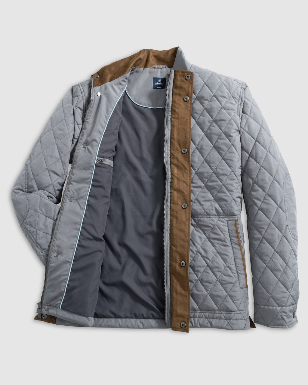 Johnnie-O Juno Quilted Snap Jacket