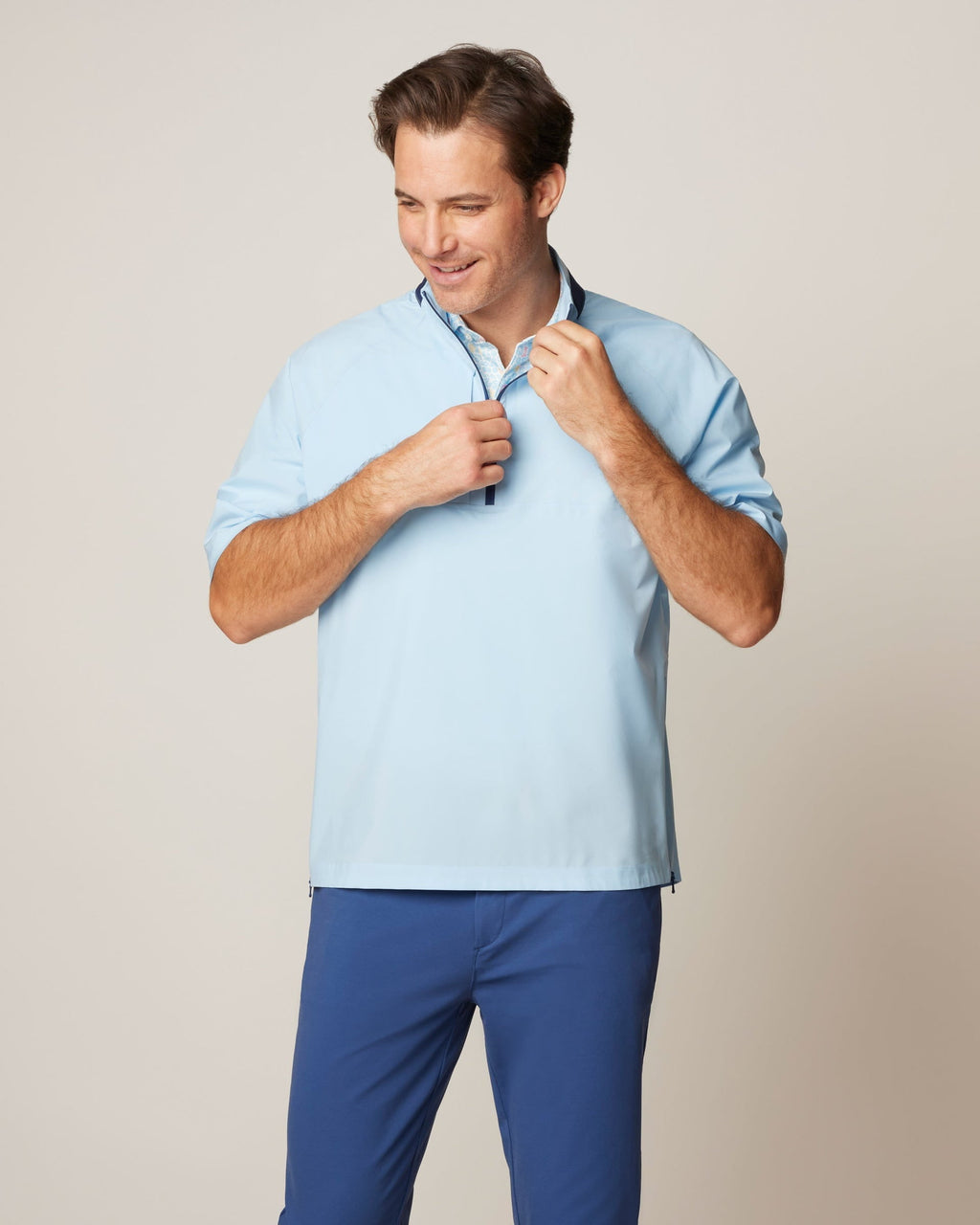 Johnnie-O Stealth Stowable Short Sleeve Rain Jacket