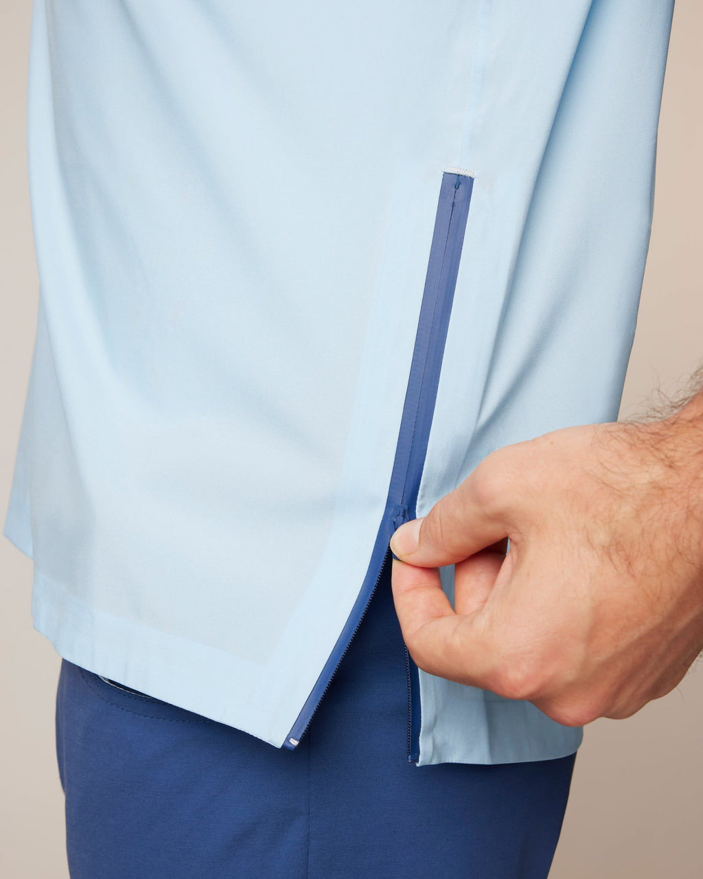 Johnnie-O Stealth Stowable Short Sleeve Rain Jacket