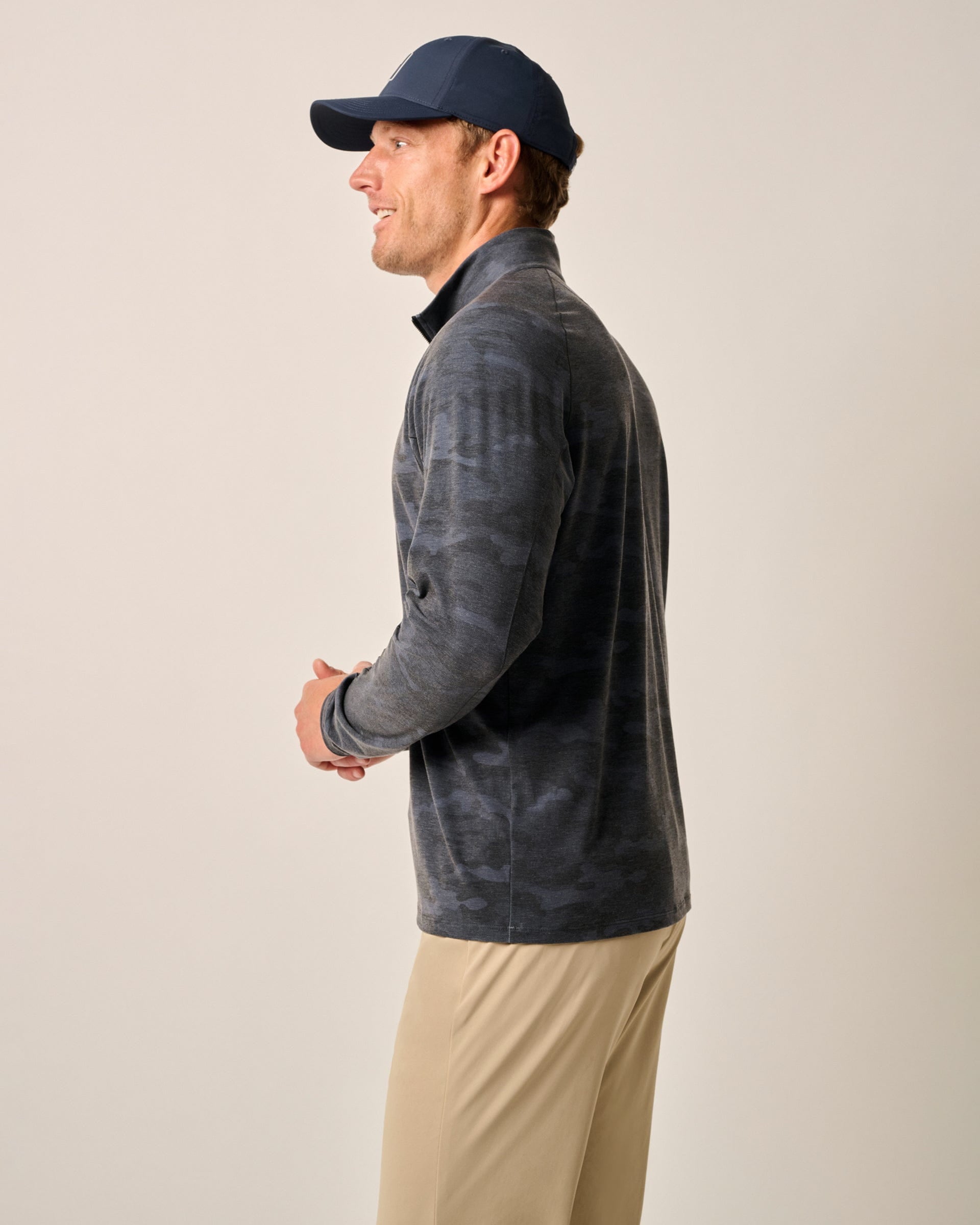 Johnnie-O Patton Performance Camo 1/4 Zip Pullover