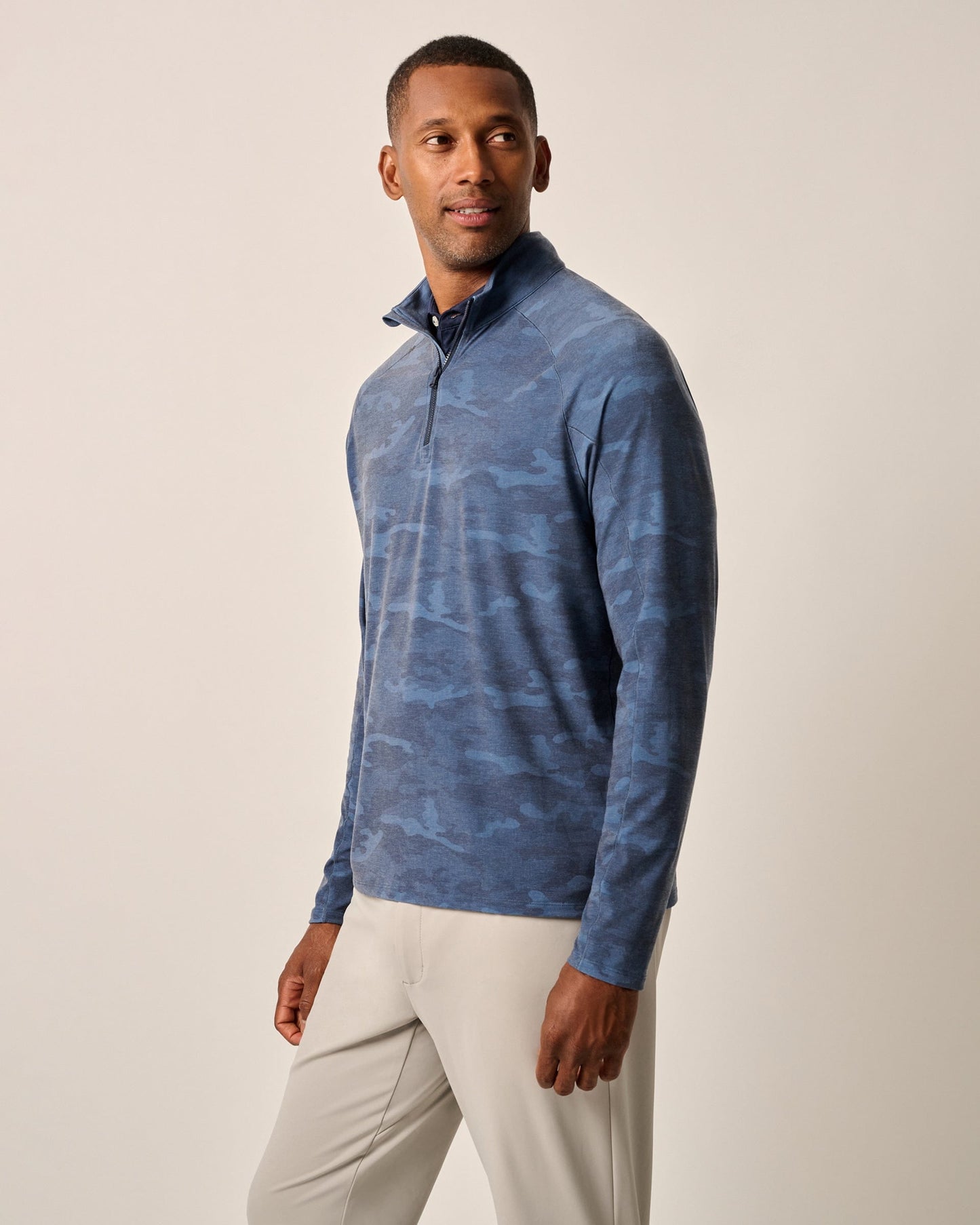 Johnnie-O Patton Performance Camo 1/4 Zip Pullover