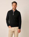 Johnnie-O Sully 1/4 Zip Pullover, Black