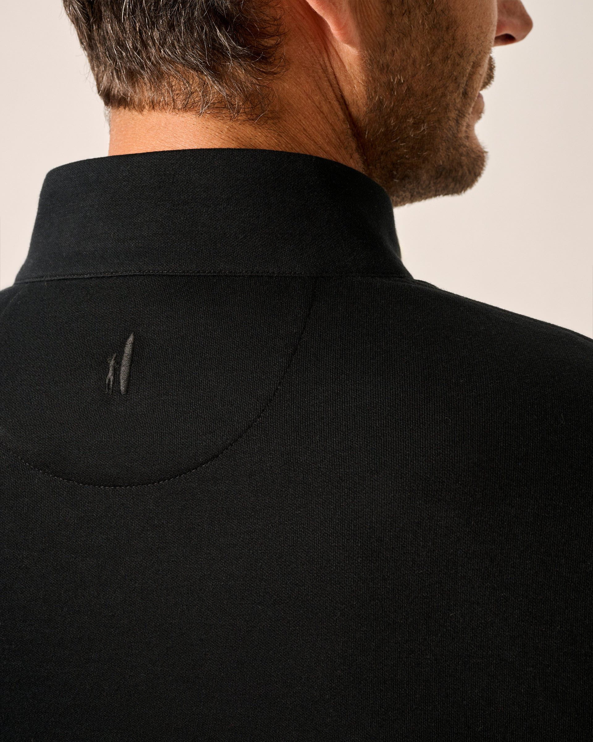 Johnnie-O Sully 1/4 Zip Pullover, Black