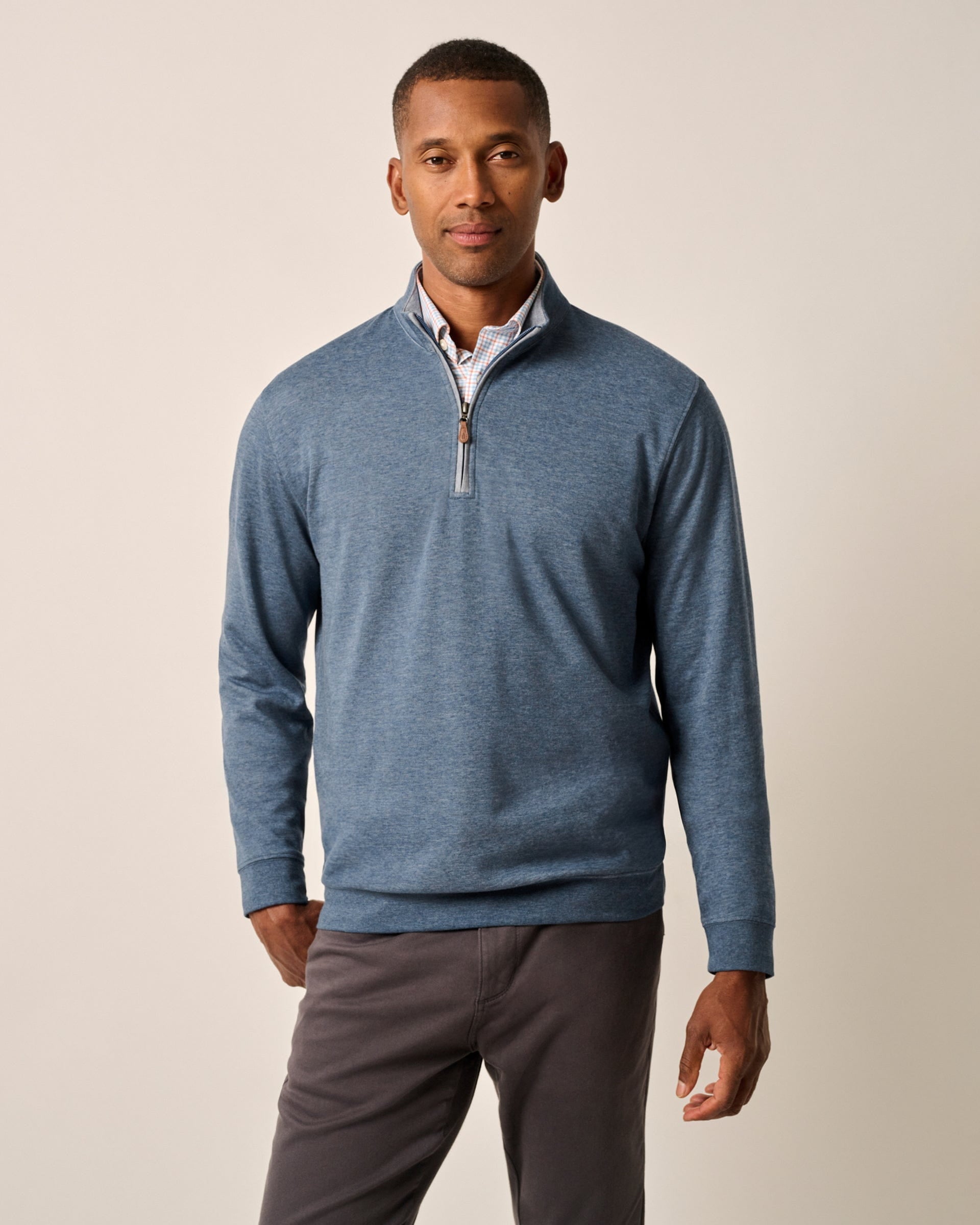 Johnnie-O Sully 1/4 Zip Pullover, Helios Blue