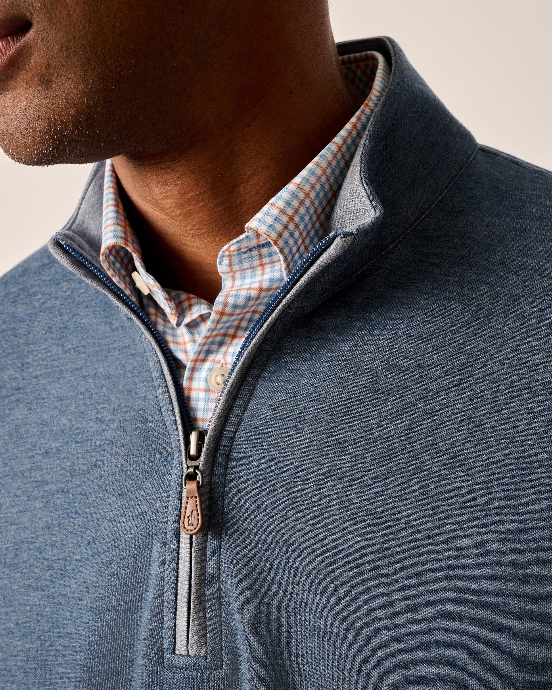 Johnnie-O Sully 1/4 Zip Pullover, Helios Blue