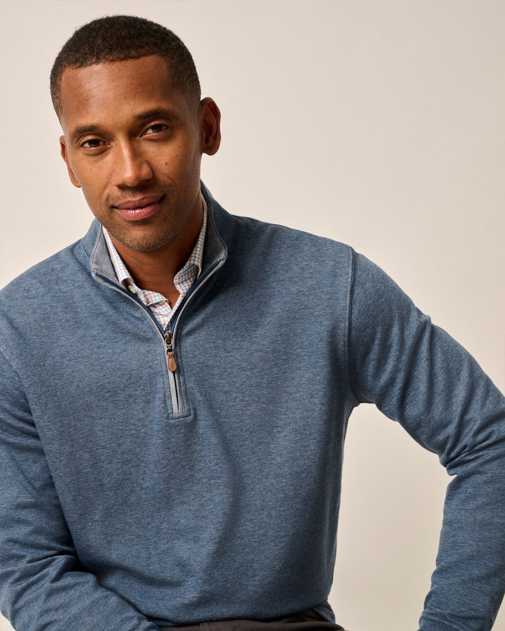 Johnnie-O Sully 1/4 Zip Pullover, Helios Blue