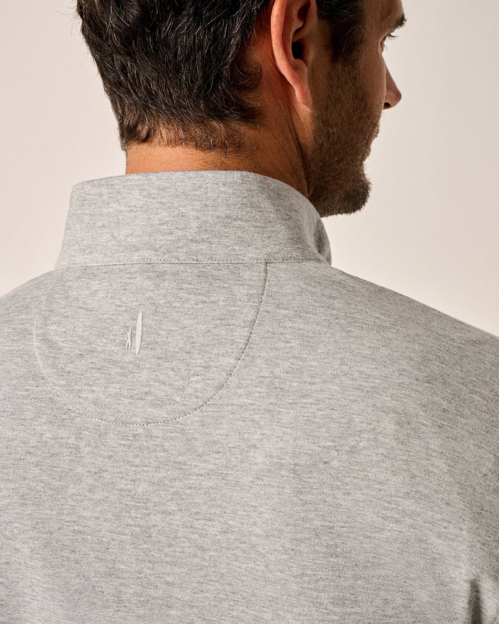 Johnnie-O Sully 1/4 Zip Pullover, Light Gray