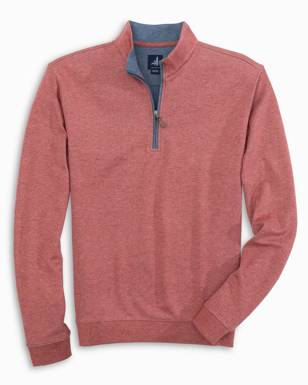 Johnnie-O Big & Tall Sully 1/4 Zip Pullover, Port