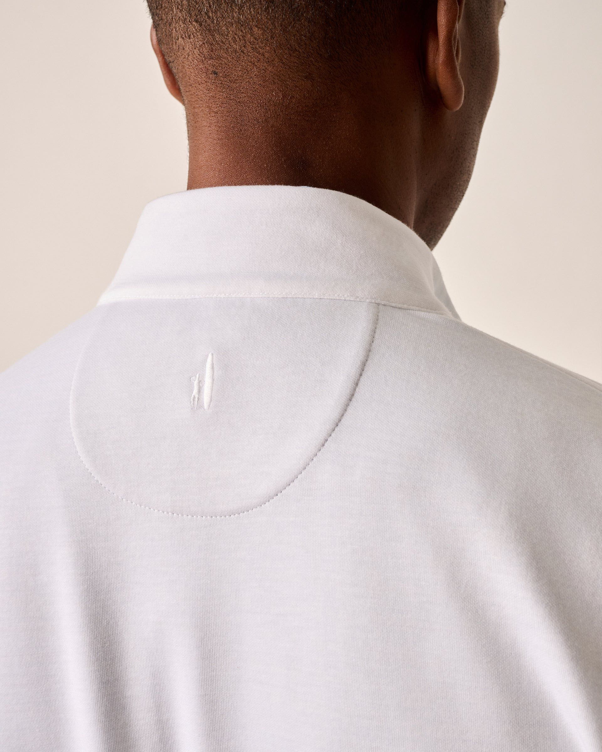 Johnnie-O Sully 1/4 Zip Pullover, White