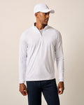 Johnnie-O Freeborne Performance 1/4 Zip Pullover, White
