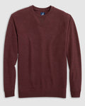 Johnnie-O Freeman Fleece Crewneck Sweatshirt, Maroon