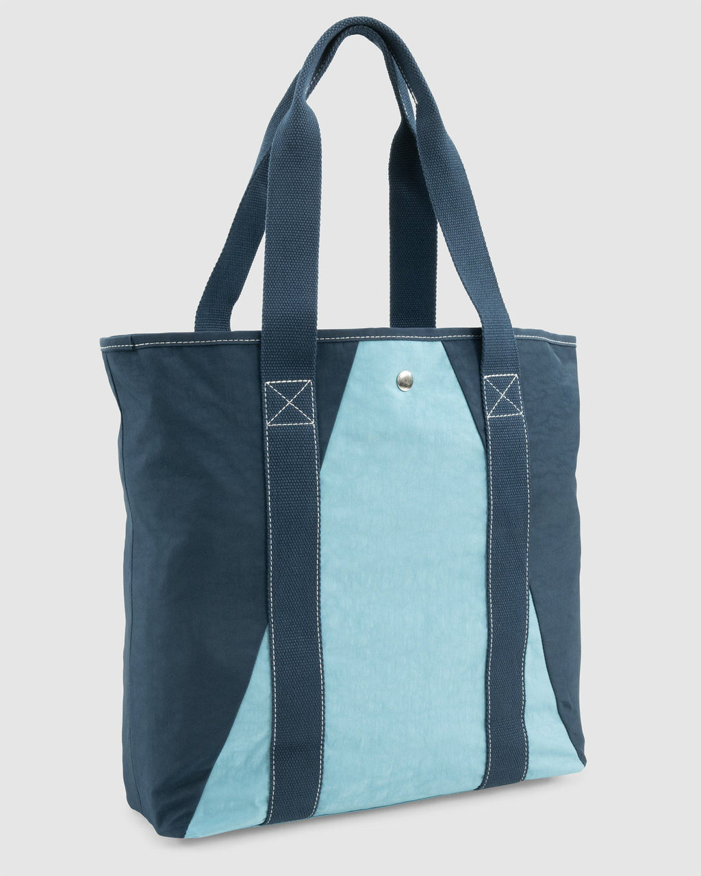 Johnnie-O Color Block Wine Tote Bag, Navy