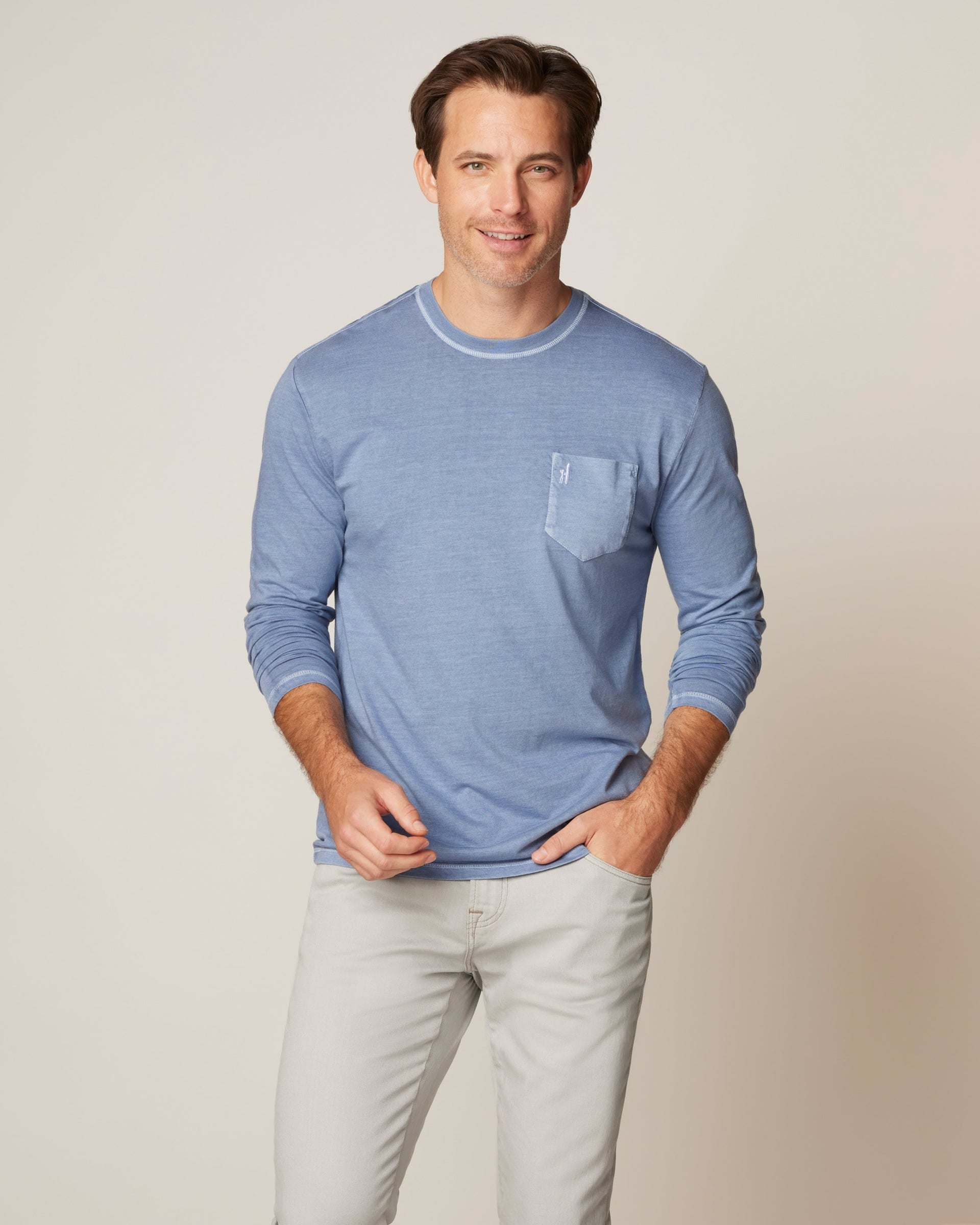 Johnnie-O Brennan 2.0 Long Sleeve Pocket T-Shirt