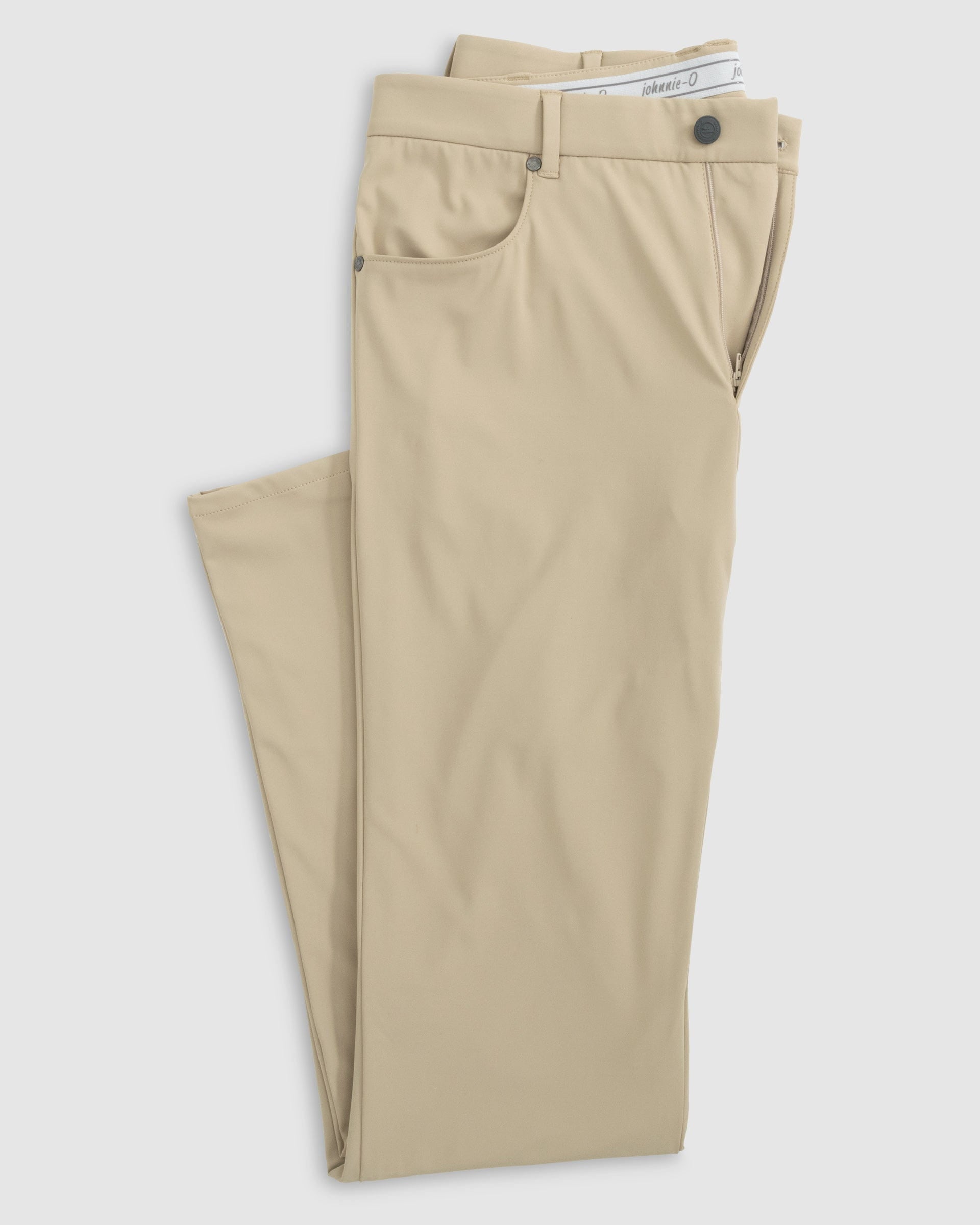 Johnnie-O Momentum Stretch Knit Performance Pant Light, Khaki