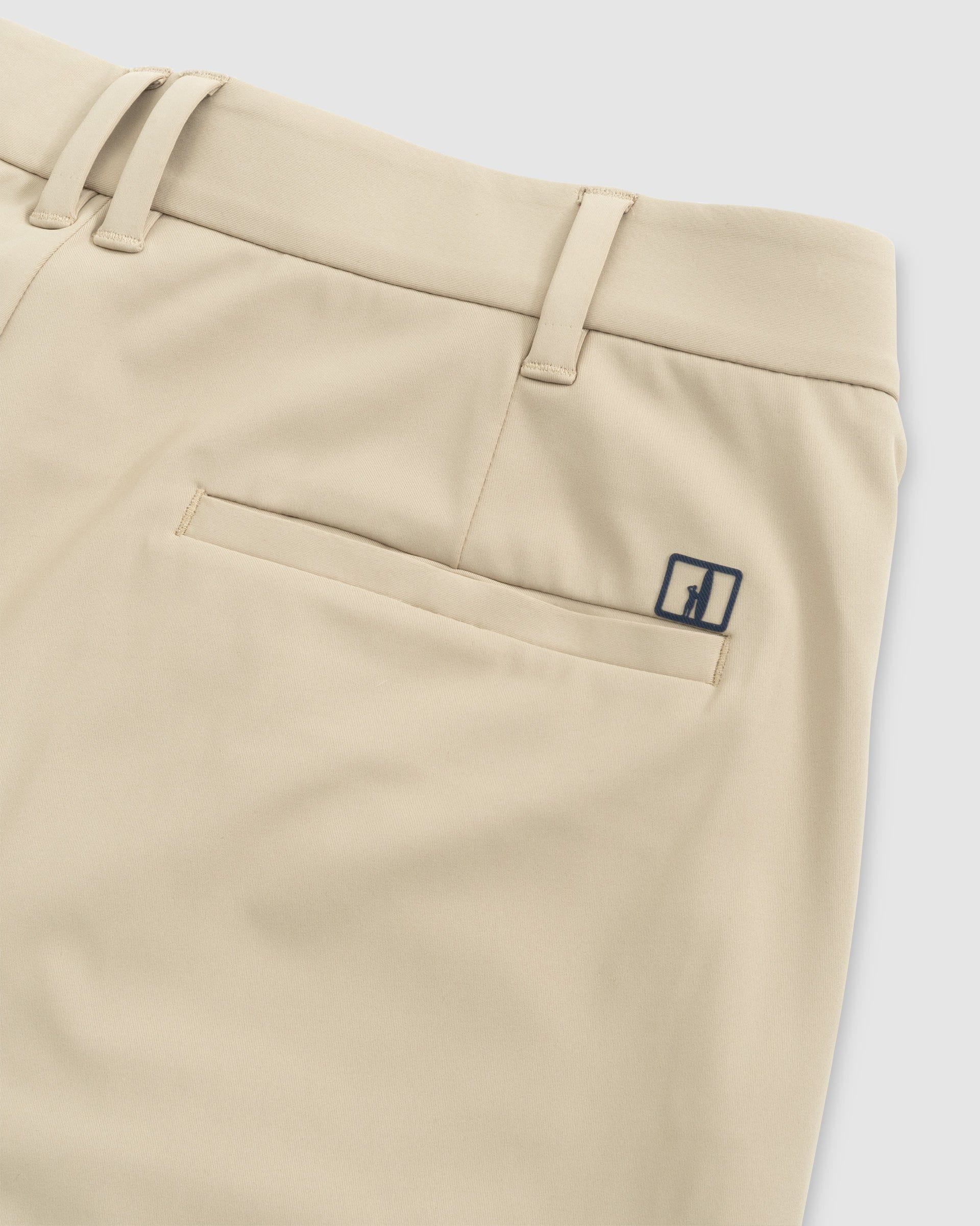 Johnnie-O Momentum Stretch Knit Performance Pant Light, Khaki