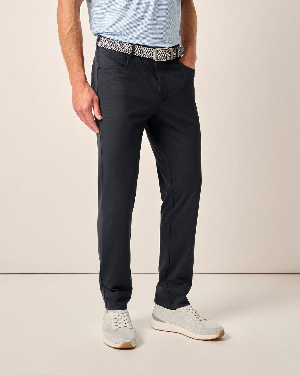 Johnnie-O Momentum Stretch Knit Performance Pant, Navy