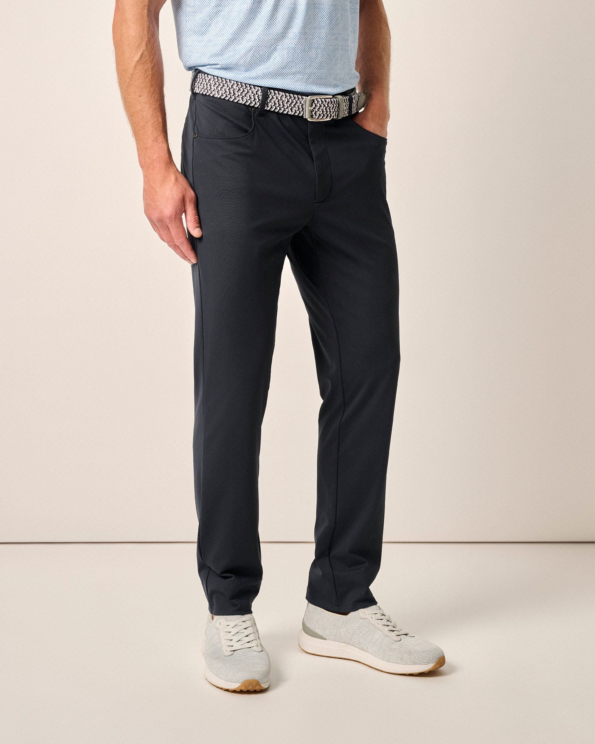Johnnie-O Momentum Stretch Knit Performance Pant, Navy