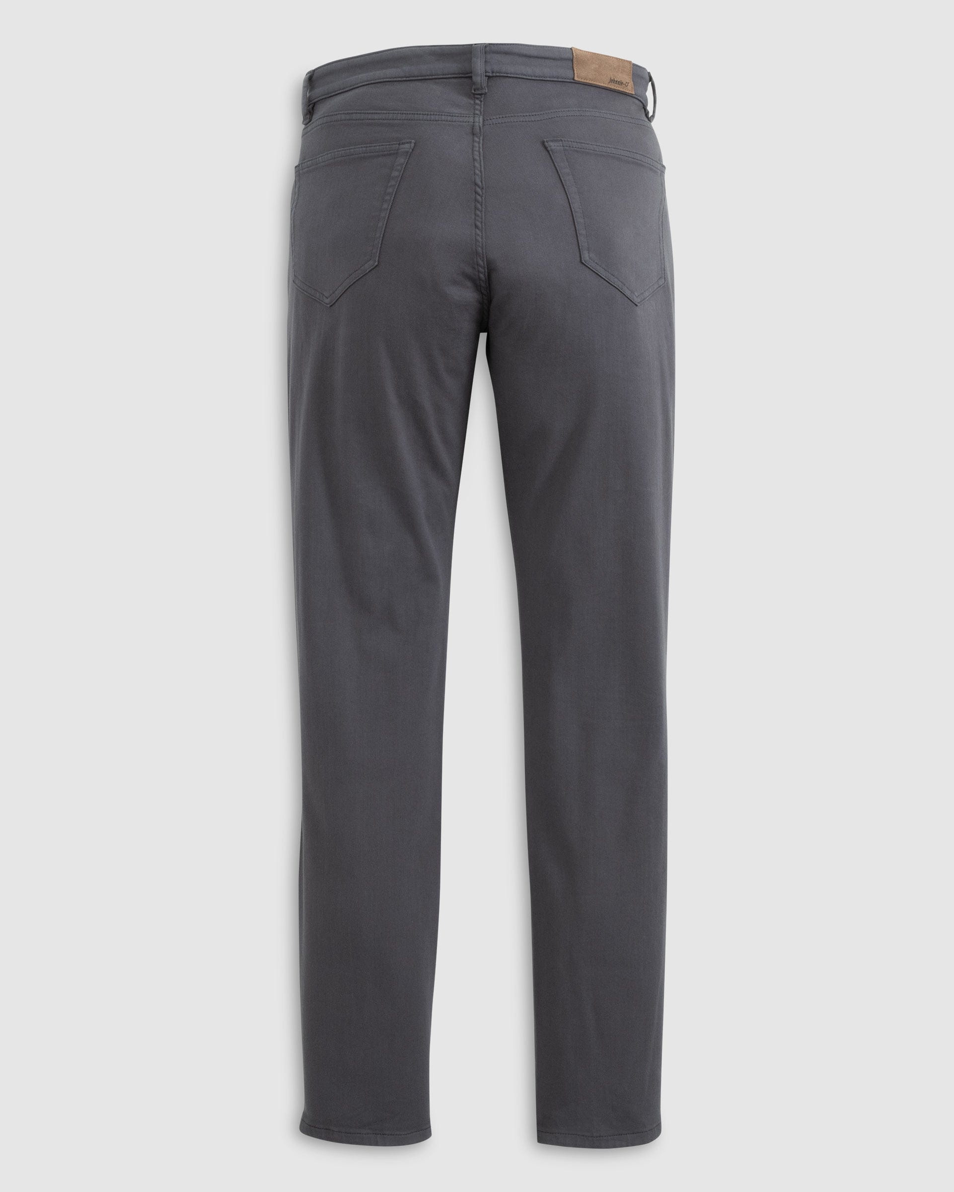 Johnnie-O Newport 5-Pocket Cotton Pants, Charcoal