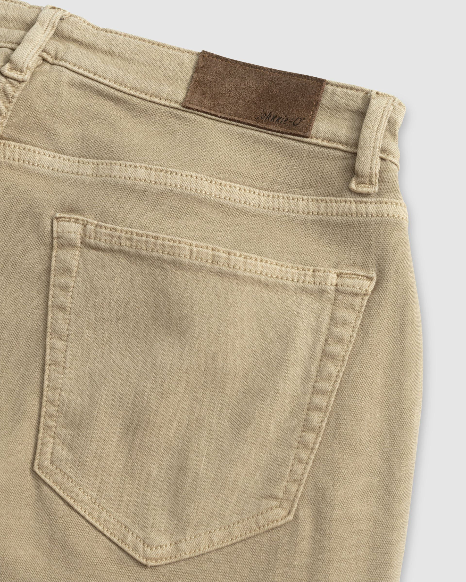 Johnnie-O Newport 5-Pocket Cotton Pants Khaki
