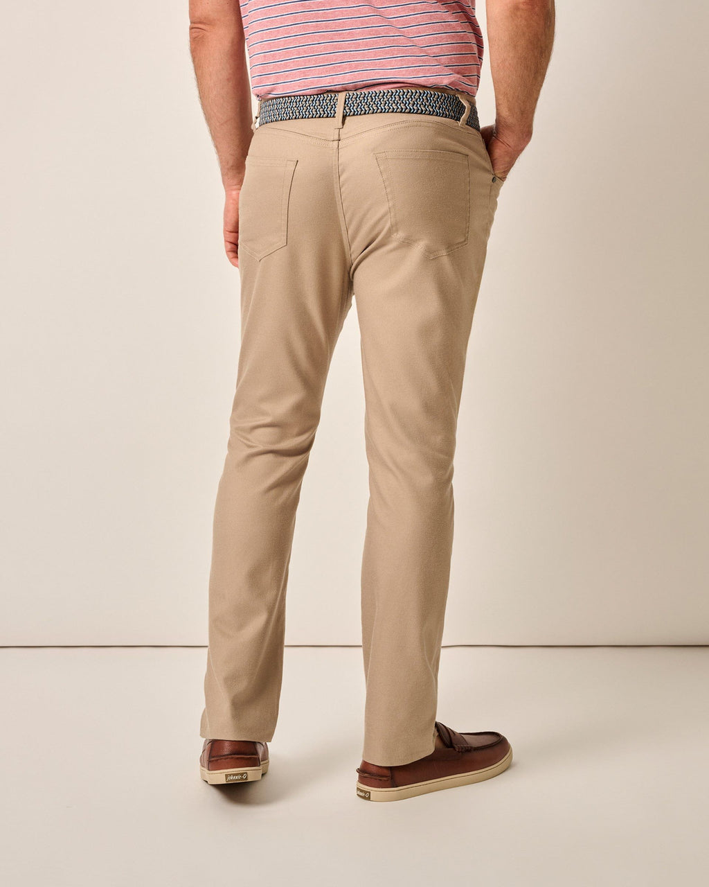 Johnnie-O Newport 5-Pocket Cotton Pants Khaki
